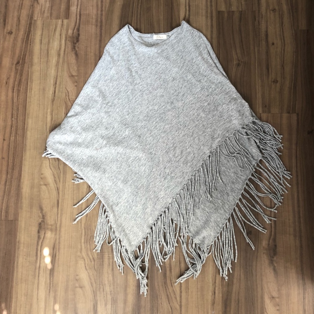 Grey Poncho